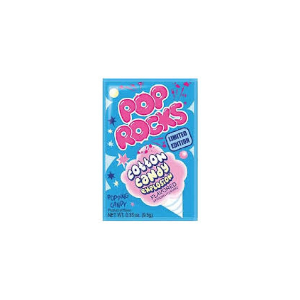 Snacks Pop Rocks Cotton Candy 9.5g Box of 24