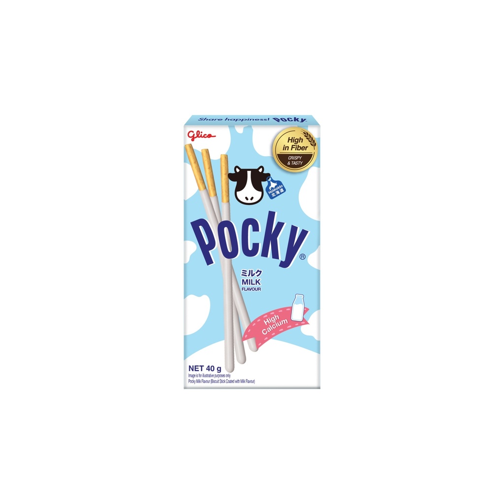 Snacks Pocky Milk Sticks 40g Box of 10