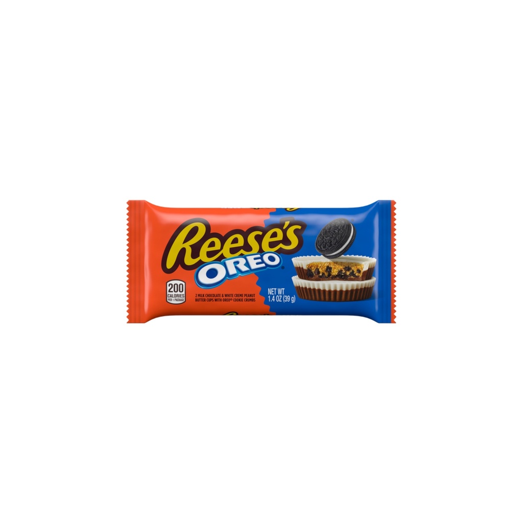 Snacks Reese's Oreo 4 Chocolate & White Cups King Size 79.38g Box of 24