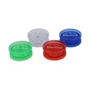 Acrylic Grinder Infyniti 2 Pieces 53mm Assorted Colours Box of 12