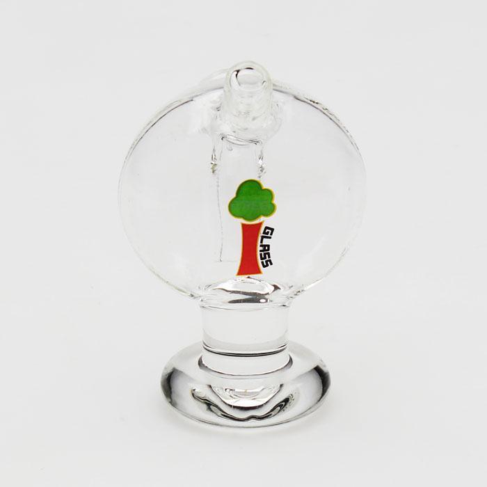 StreeT Glass Medium Oval Doobie Bubbler
