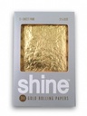 Shine 24k Gold Two Sheet Pack Rolling Papers Box  /36