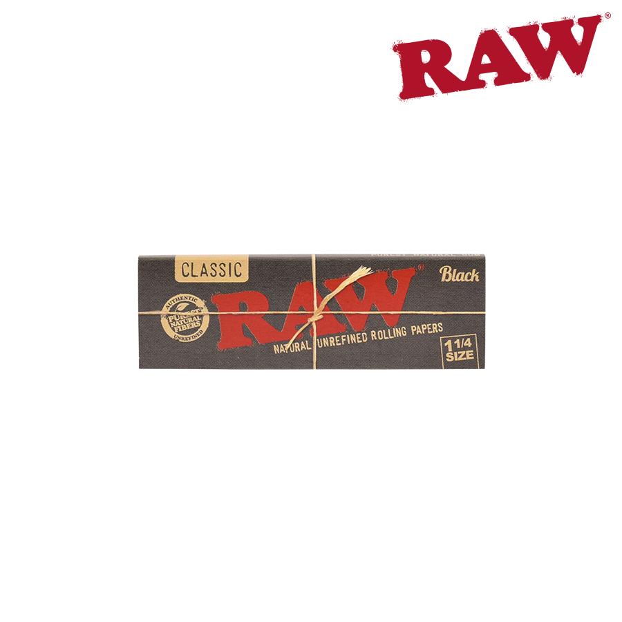 Raw Black 1 1/4 (Box of 24)