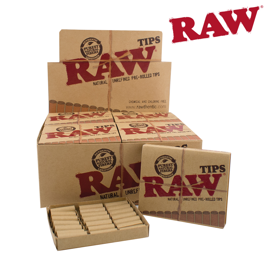 Raw Pre-Rolled Tips Box/20