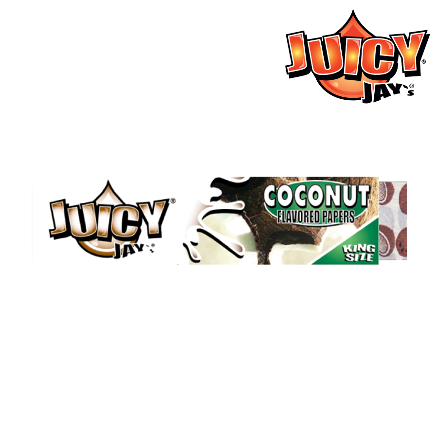 Juicy Jay  1  1/4 Coconut Papers Box/24
