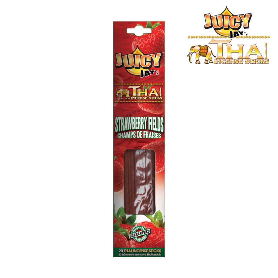 Juicy Jay's Thai Incense Strawberry Field 20-Count Box/12