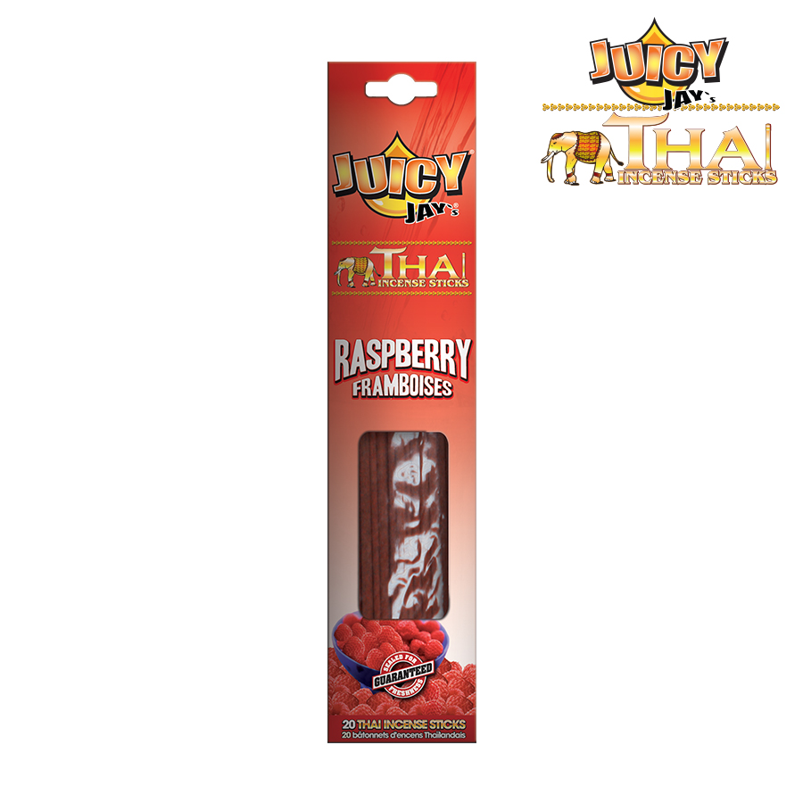 Juicy Jay's Thai Incense Raspberry 20-Count Box/12