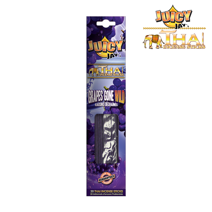 Juicy Jay's Thai Incense Grapes Gone Wild 20-Count Box/12