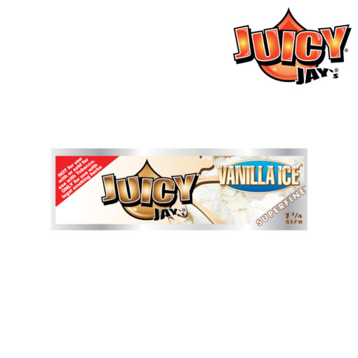 Juicy Jay Super Fine 1 1/4 Vanilla Ice Rolling Papers Box/24