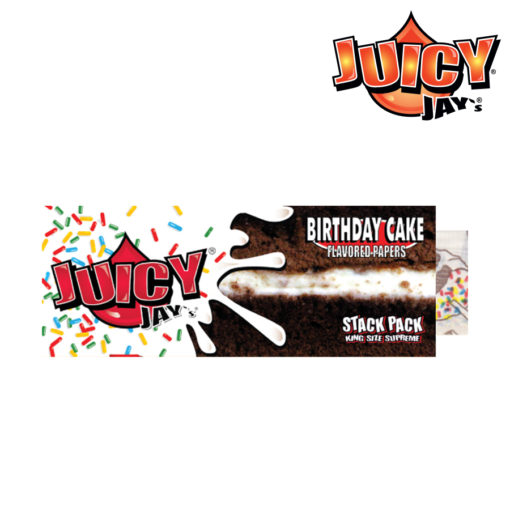 Juicy Jay King Size Birthday Cake Papers w/Tips Box/24