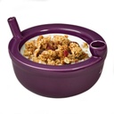 Ceramic Cereal Purple Bowl Pipe