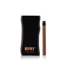 **NEW** Black Wood Ryot Large Wooden Taster Box with **Matching Bat**