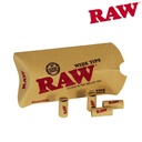 Raw Wide Pre-Rolled Unbleached Tips Box/20