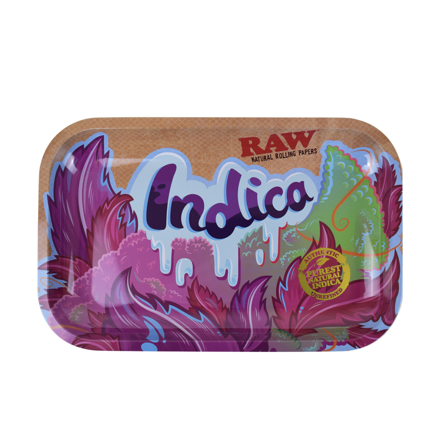 Raw Indica Rolling Tray Small 11" x 7" x 0.8"
