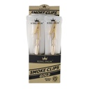 Roach Clips King Palm Extendable Gold Box Of 24