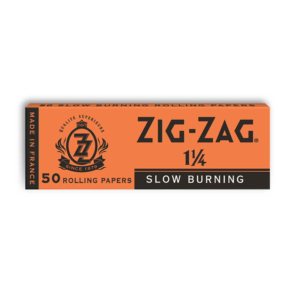 Orange Zig Zag Rolling Paper Box of 25