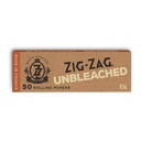 Unbleached 1 1/4 Zig Zag Rolling Papers Box of 25