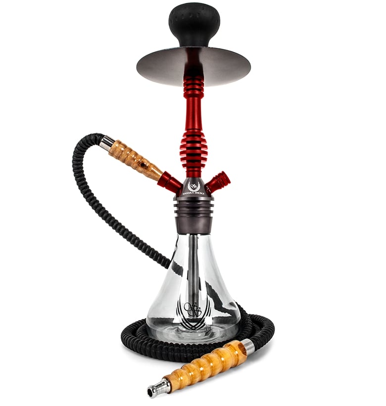 17.5" Sahara Smoke Hookah Genesis - Red