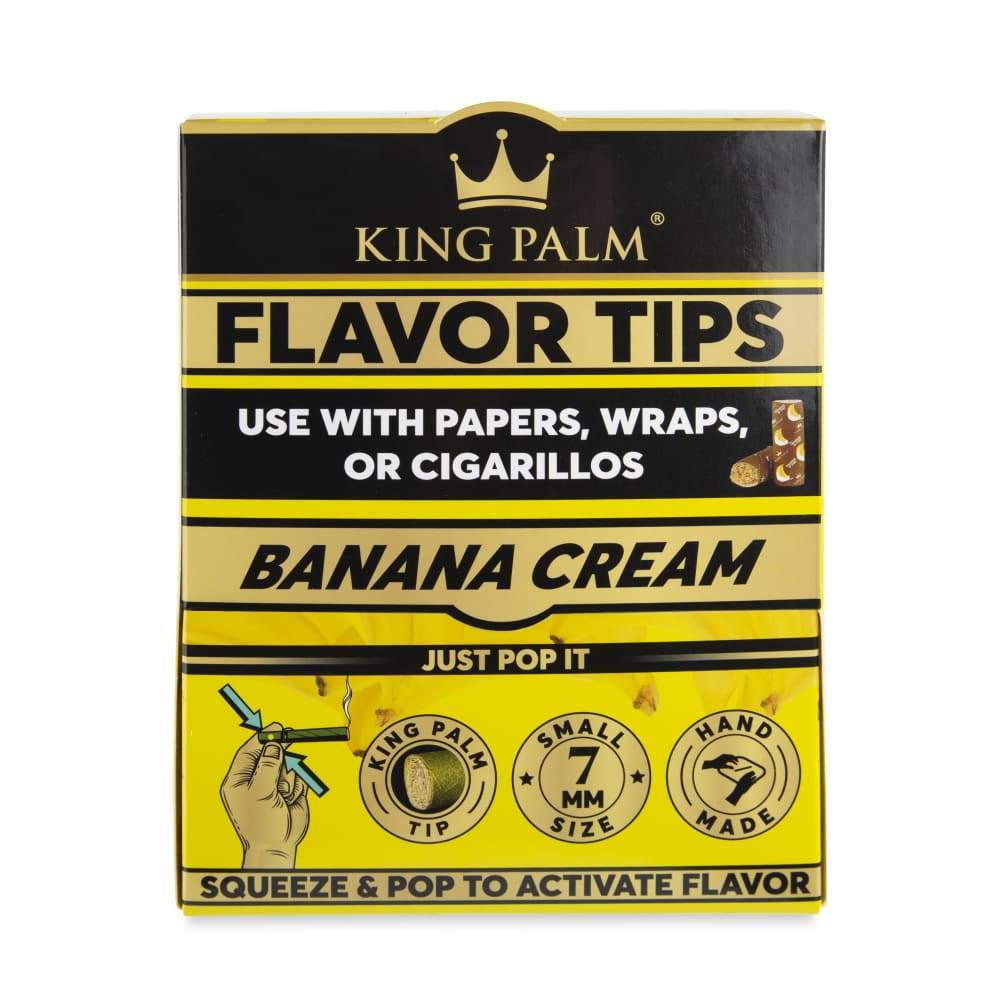 King Palm Corn Husk Filter - Banana - Box of 50