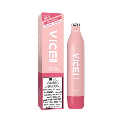 *EXCISED* Disposable Vape Vice 5500 Peach Ice Box of 6