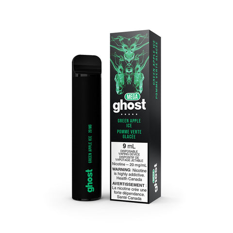 *EXCISED* Ghost Mega Disposable Green Apple Ice Box Of 5