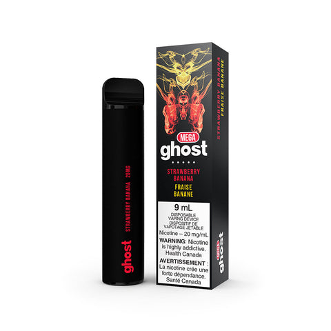 *EXCISED* Ghost Mega Disposable Strawberry Banana Box Of 5