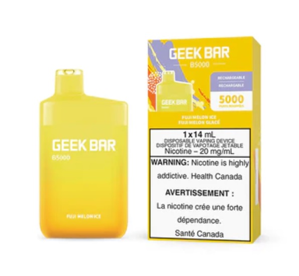 *EXCISED* Disposable Vape Geek Bar B5000 Fuji Melon Ice Box of 5