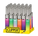 Minitube Lighters Clipper Mini Gradient Assorted Colors Tray Of 24