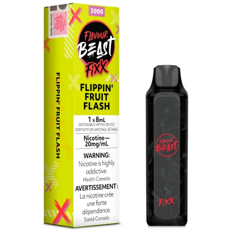 *EXCISED* Flavour Beast Fixx Disposable Vape Flippin' Fruit Flash Box Of 6