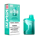 *EXCISED* Kraze 5000 Disposable Vape 5000 Puff Spearmint Box Of 5