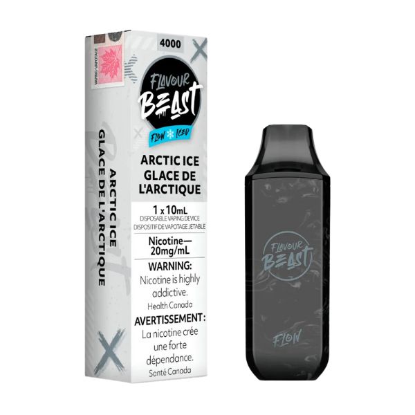 *EXCISED* Flavour Beast Flow Disposable Vape Rechargeable Arctic Ice Box Of 6
