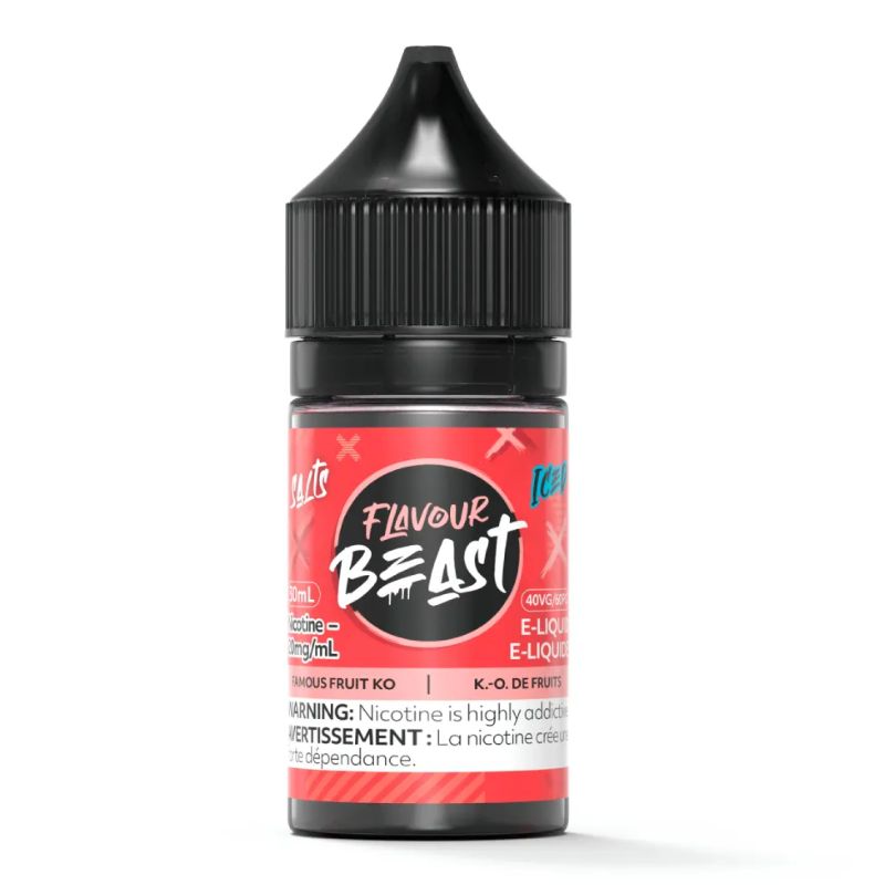 *EXCISED* Flavour Beast Salt Juice 30ml Famous Fruit KO Iced