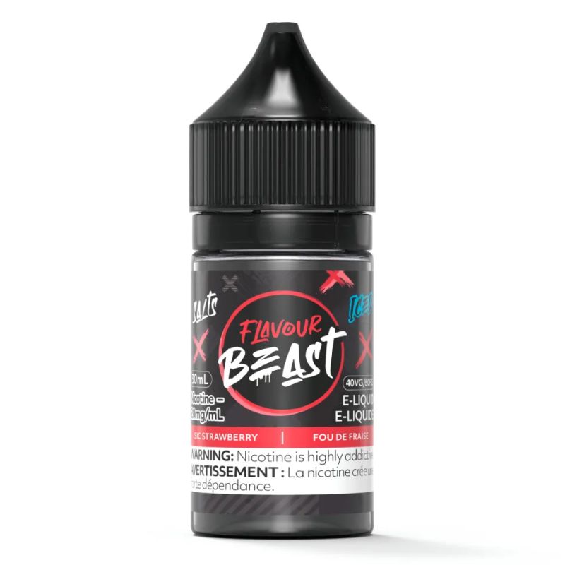 *EXCISED* Flavour Beast Salt Juice 30ml Sic Strawberry Iced