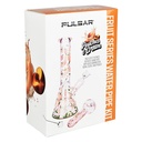 Glass Bong and Pipe Pulsar Fruit Series Peaches & Cream Glow Beaker 10" and Spoon 5.25"