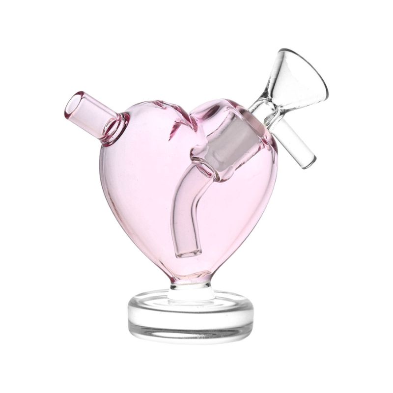 Glass Bubbler Pulsar From The Heart Glass Mini Bubbler 3"