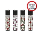 Lighters Clipper Rose and Gold Series Box of 48