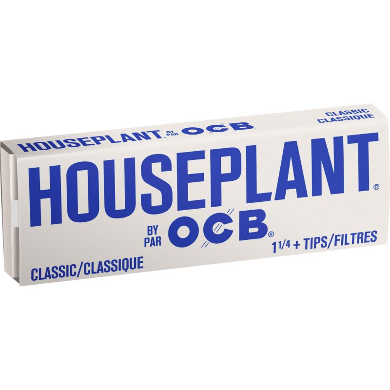 Rolling Papers Houseplant by OCB Classic 1.25 With Filters Box of 24
