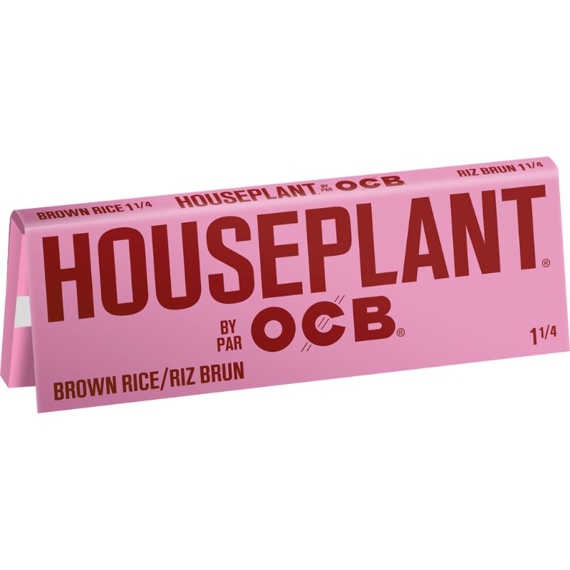 Rolling Papers Houseplant by OCB Brown Rice 1.25 Box of 24