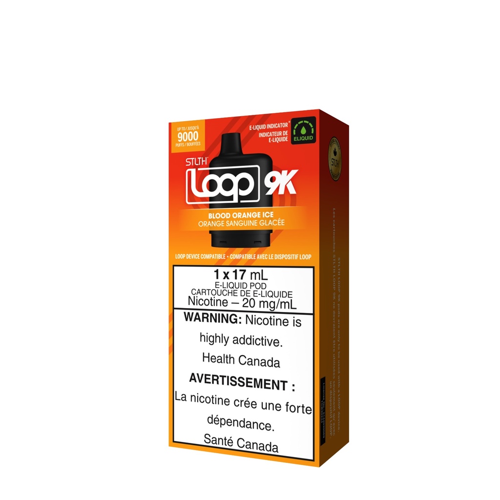 STLTH Loop 2 9K Pod Blood Orange Ice Box of 5