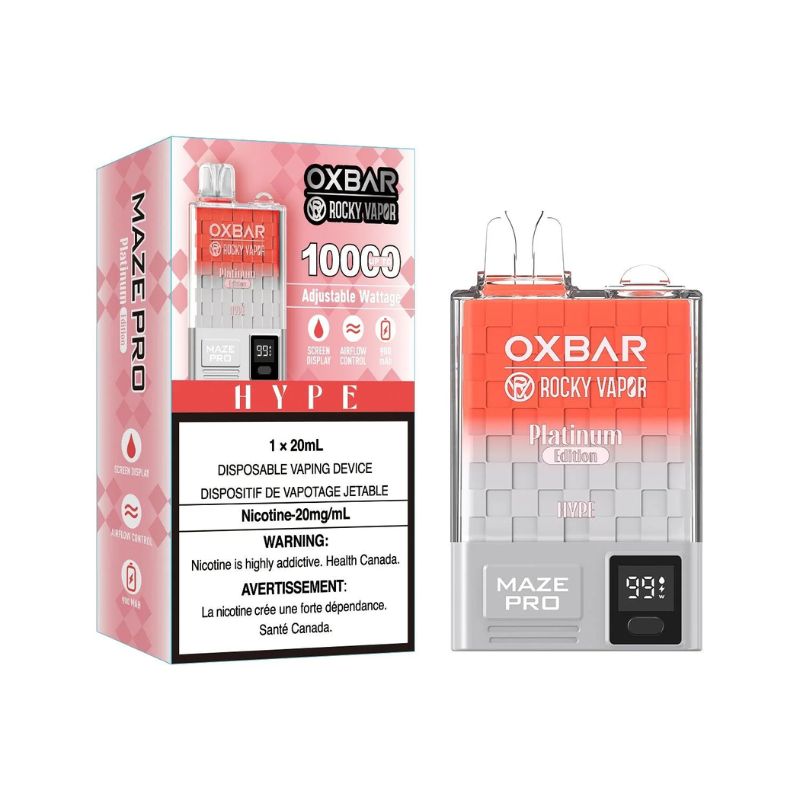 *EXCISED* Disposable Vape Oxbar Maze Pro 10K Hype Box of 5