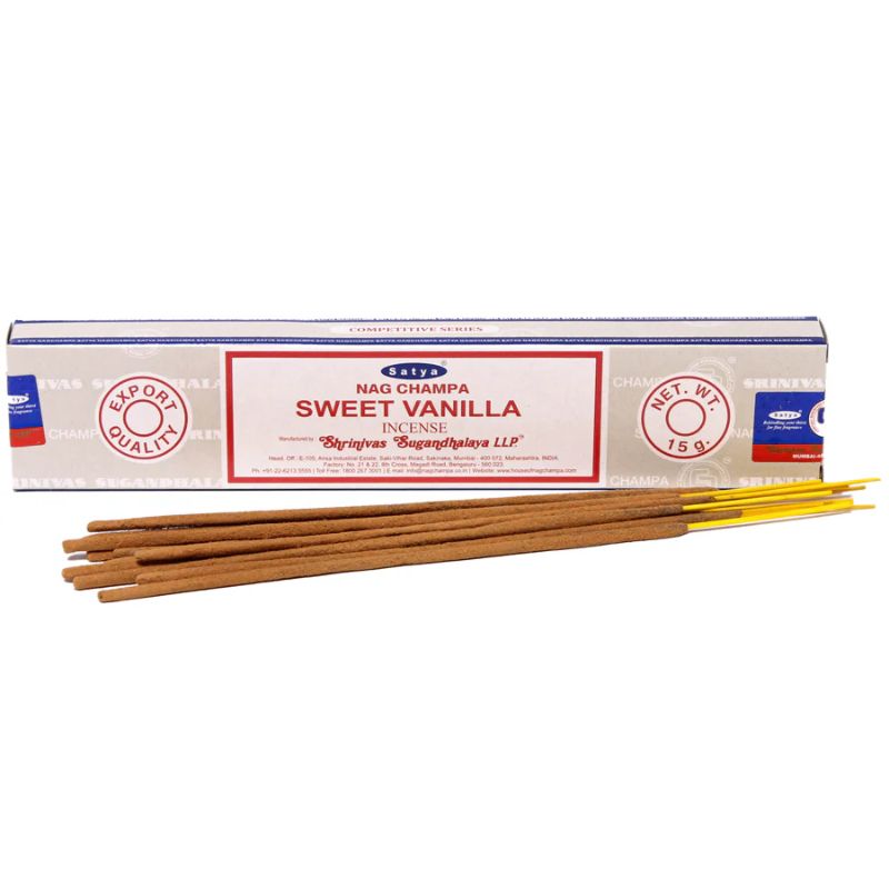 Incense Satya Vanilla  15g Box of 12
