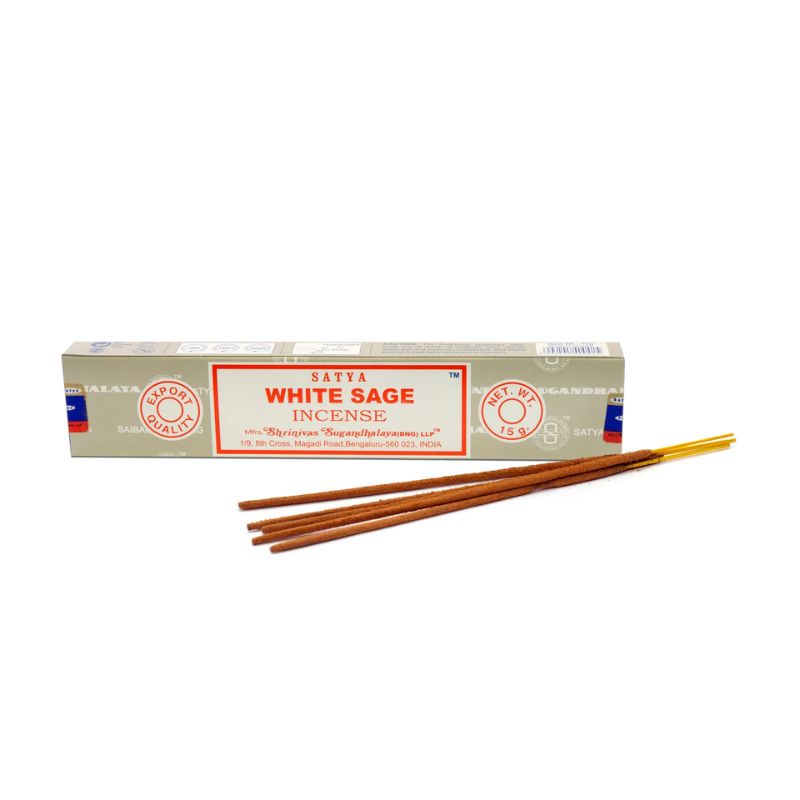 Incense Satya White Sage  15g Box of 12