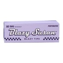 Filter Tips Blazy Susan Perforated Purple Box of 25