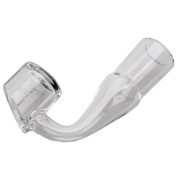 [teqb001a9] Concentrate Accessory Tech Tubes 4mm Quartz Banger 14mm Female 90 Degree