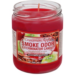 [2527a] Smoke Odor Candle 13oz Cinnamon Apple