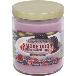 [2527f] Smoke Odor Candle 13oz Mulberry