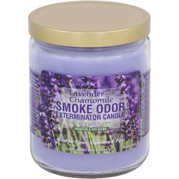 [2527g] Smoke Odor Candle 13oz Lavender/Chamomile
