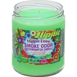 [2527m] Smoke Odor Candle 13oz Hippie Love