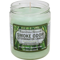 [2527p] Smoke Odor Candle 13oz Bamboo Breeze