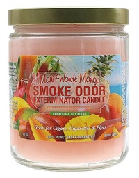 [2527uf] Smoke Odor Candle 13oz Maui Wowie Mango